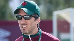 Zubeldía durante treinamento no CT Carlos Castilho. Foto: Marcelo Gonçalves/FFC