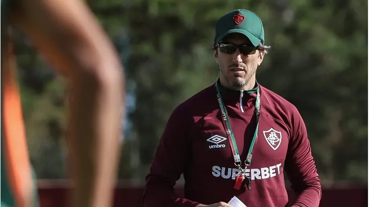 Luis Zubeldía, técnico do Fluminense. Foto: Marcelo Gonçalves / Fluminense FC