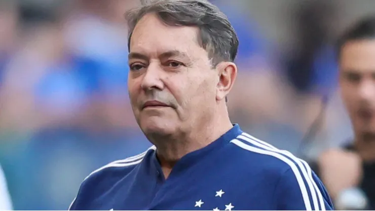 Pedrinho BH durante partida entre Cruzeiro e Santos, no Mineirão, pelo Brasileirão.