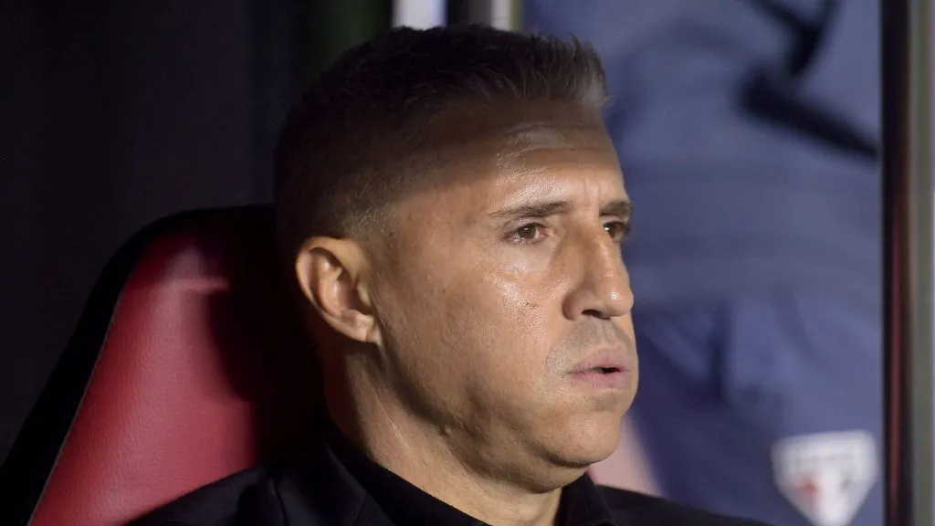 Hernán Crespo, técnico do Tricolor. Foto: Alan Morici/AGIF.