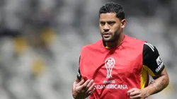 Hulk jogador do Atlético-MG durante aquecimento antes da partida contra o Bolivar - Foto: Gilson Lobo/AGIF