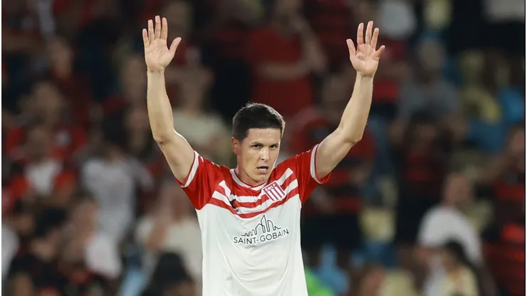 Carrillo na partida contra o Flamengo. Photo by Buda Mendes/Getty Images