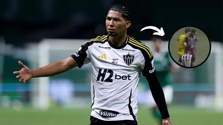 Rony, atacante do Atlético Mineiro em partida do campeonato brasileiro
