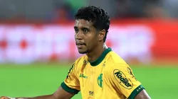 Mirassol durante partida contra o Flamengo, no Maracanã