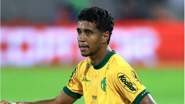 Mirassol durante partida contra o Flamengo, no Maracanã