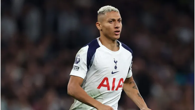 Richarlison no Tottenham - Foto: Justin Setterfield/Getty Images