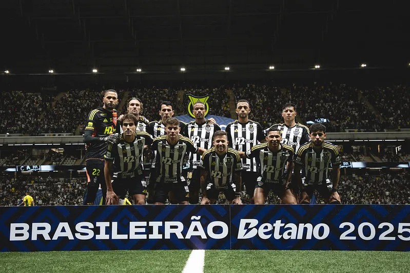 Galo venceu pelo Brasileirão pelo placar de 1 a 0 na Arena MRV (Foto: Pedro Souza / Atlético)