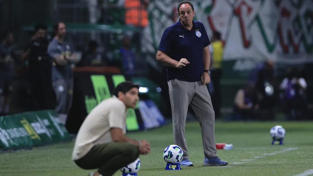 Rogerio Ceni tecnico do Bahia durante partida contra o Palmeiras no estadio Arena Allianz Parque pelo campeonato Brasileiro A 2025. Foto: Ettore Chiereguini/AGIF