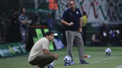 Rogerio Ceni tecnico do Bahia durante partida contra o Palmeiras no estadio Arena Allianz Parque pelo campeonato Brasileiro A 2025. Foto: Ettore Chiereguini/AGIF
