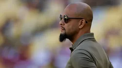 Felipe Melo, ex-jogador e atualmente comentarista. Foto: Thiago Ribeiro/AGIF.