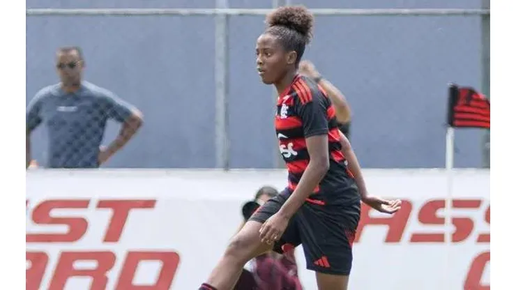 Jóia da base do Flamengo. Foto: Mariana Sá/CRF