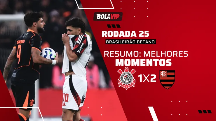 Corinthians 1 x 2 Flamengo. Foto: Ettore Chiereguini/AGIF