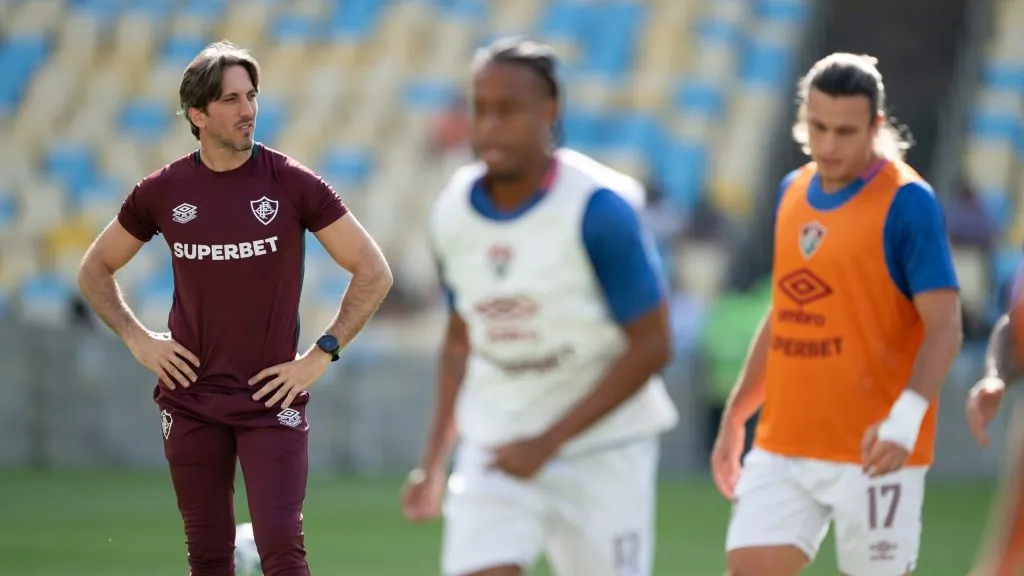 Fluminense com Zubeldía Foto: Jorge Rodrigues/AGIF