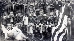 Equipe campeã mineira de 1927 teve como integrantes o famoso Trio Maldito (Foto: Divulgação/Atlético-MG)
