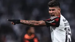 Carrascal em ação pelo Flamengo contra o Corinthians, pelo Brasileirão Betano - Foto: Ettore Chiereguini/AGIF
