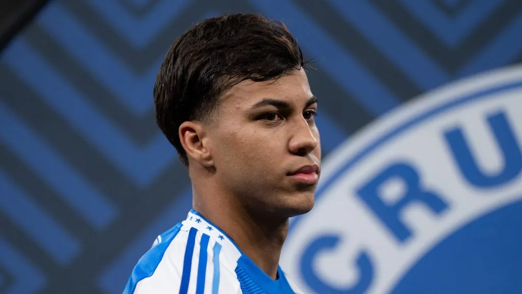 Kaio Jorge, atacante do Cruzeiro. Foto: Alessandra Torres/AGIF.