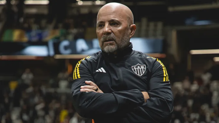 Jorge Sampaoli, em Atlético-MG x Mirassol pelo Brasileirão