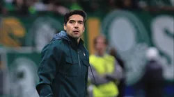 Abel Ferreira tecnico do Palmeiras durante partida contra o River Plate no estadio Arena Allianz Parque pelo campeonato Copa Libertadores 2025. Foto: Ettore Chiereguini/AGIF