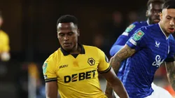 Arias durante jogo no Wolves pela Premier League.