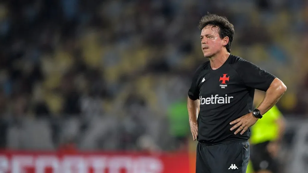 Vasco de Fernando Diniz defende importante invencibilidade contra o Palmeiras – Foto: Thiago Ribeiro/AGIF