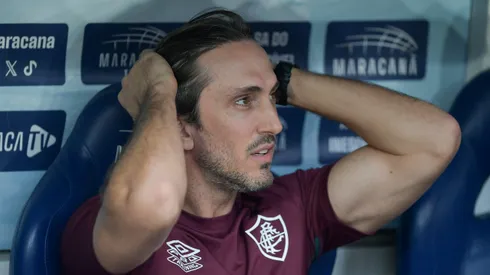 Luis Zubeldía, técnico do Fluminense. Foto: Thiago Ribeiro/AGIF.