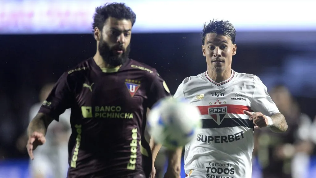 São Paulo x LDU pela Copa Libertadores 2025. Foto: Alan Morici/AGIF