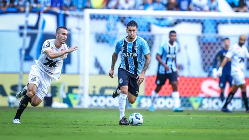O Grêmio venceu o Santos no primeiro turno do Brasileirão. FOTO: LUCAS UEBEL/GREMIO FBPA