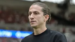 Filipe Luis no Flamengo. Foto: Thiago Ribeiro/AGIF