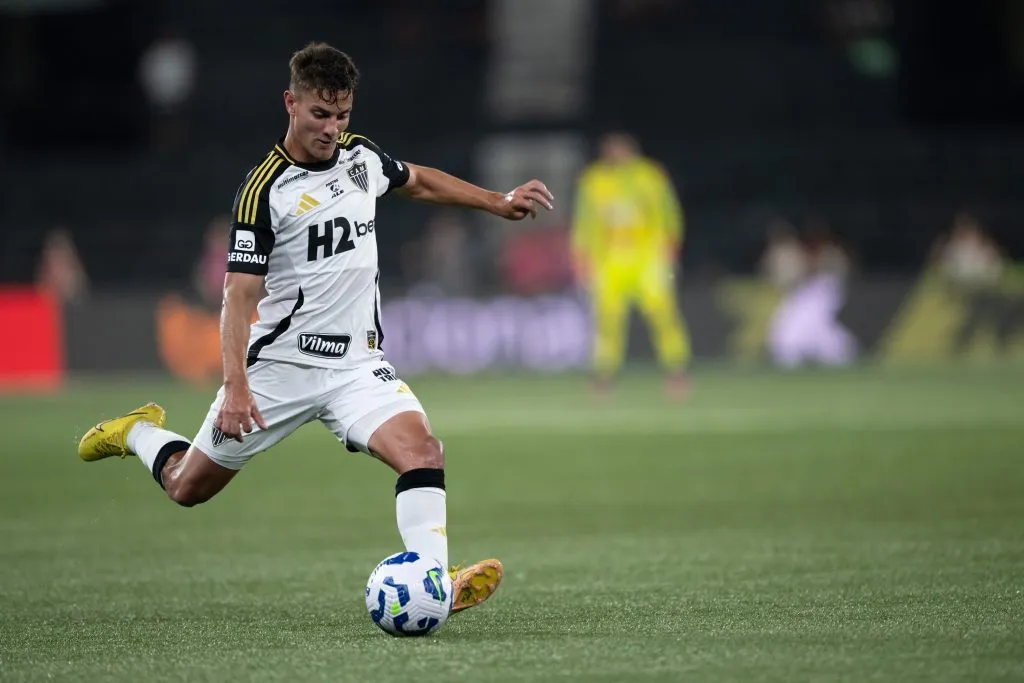RJ – RIO DE JANEIRO – 20/09/2025 – BRASILEIRO A 2025, BOTAFOGO X ATLETICO-MG – Natanael jogador do Atletico-MG durante partida contra o Botafogo no estadio Engenhao pelo campeonato Brasileiro A 2025. Foto: Jorge Rodrigues/AGIF