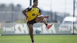 Atacante será desfalque do Galo nesta terça-feira contra o Juventude (Foto: Pedro Souza / Atlético)