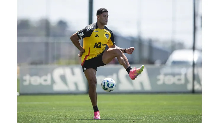 Atacante será desfalque do Galo nesta terça-feira contra o Juventude (Foto: Pedro Souza / Atlético)