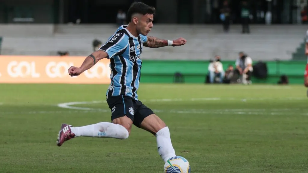 Carballo em ação pelo Imortal no Brasileirão de 2024 – Foto: Robson Mafra/AGIF