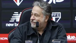 Julio Casares, em entrevista coletiva do SPFC (Rubens Chiri / São Paulo FC)