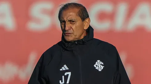 Ramón Díaz durante treinamento do Inter. Foto Ricardo Duarte/SCI