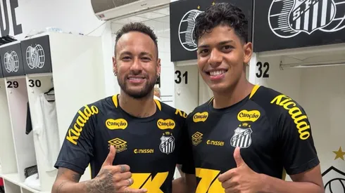 Neymar com Kenay - Foto: Reprodução/Instagram