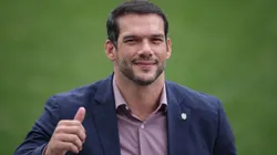 Samir Xaud presidente da CBF durante treino no estadio Arena Corinthians. Foto: Ettore Chiereguini/AGIF