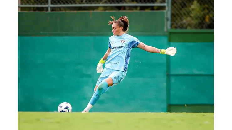 Claudia em campo pelo Fluminense. Foto: Marina Garcia/FFC