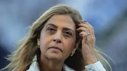 SP - SAO PAULO - 31/08/2025 - BRASILEIRO A 2025, CORINTHIANS X PALMEIRAS - leila pereira presidente do Palmeiras durante partida contra o Corinthians no estadio Arena Corinthians pelo campeonato Brasileiro A 2025.