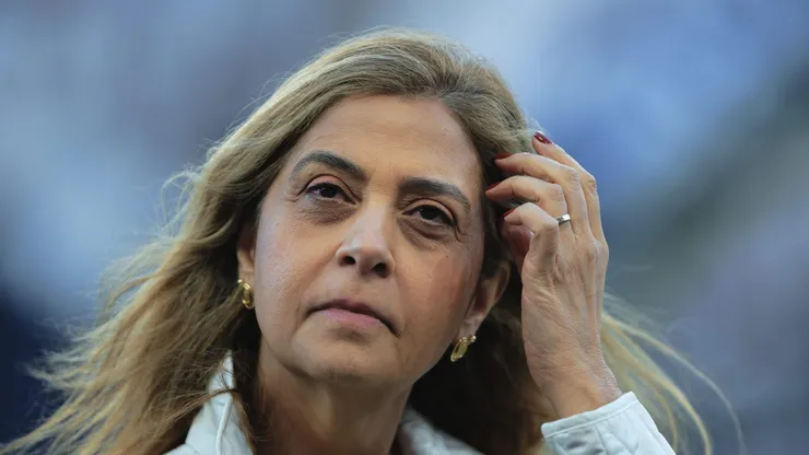SP - SAO PAULO - 31/08/2025 - BRASILEIRO A 2025, CORINTHIANS X PALMEIRAS - leila pereira presidente do Palmeiras durante partida contra o Corinthians no estadio Arena Corinthians pelo campeonato Brasileiro A 2025.