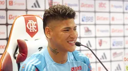 Carrascal concedeu entrevista no Ninho do Urubu