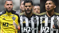 Everson, Hulk e Rony em ação pelo Atlético-MG - Fotos: Gilson Lobo/AGIF