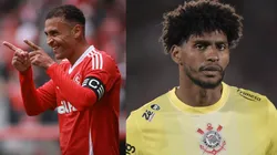 Alan Patrick e Hugo Souza vão se enfrentar em Internacional x Corinthians - Fotos: Maxi Franzoi/AGIF e Thiago Ribeiro/AGIF