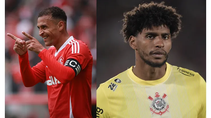 Alan Patrick e Hugo Souza vão se enfrentar em Internacional x Corinthians - Fotos: Maxi Franzoi/AGIF e Thiago Ribeiro/AGIF