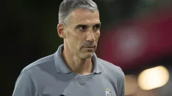 Vojvoda durante partida entre Red Bull Bragantino e Santos, no Estádio Cícero de Souza Marques, pelo Brasileirão.