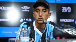 Cristian Oliveira durante sua apresentação no Grêmio