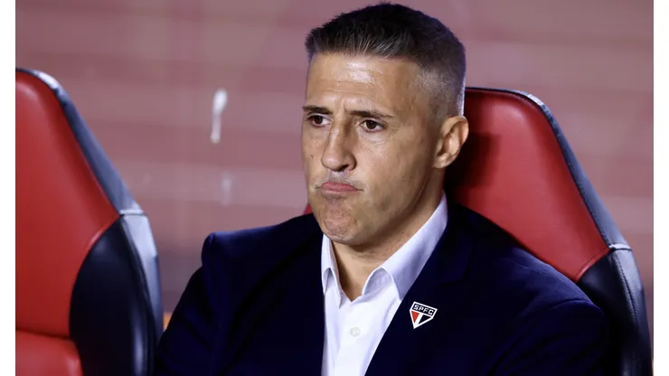 Hernan Crespo durante partida do São Paulo no Morumbis - Foto: Marcello Zambrana/AGIF
