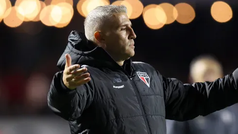 Hernán Crespo, técnico do São Paulo em partida pelo campeonato brasileiro