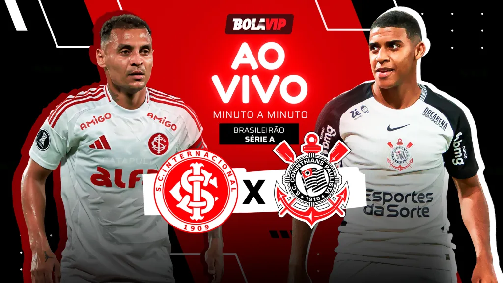 Internacional x Corinthians foi transmitido ao vivo pelo Bolavip Brasil. Fotos: Thiago Ribeiro/AGIF