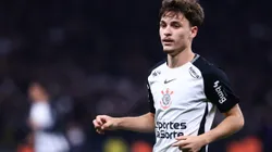 Breno Bidon jogador do Corinthians durante partida contra o Athletico-PR no estadio Arena Corinthians pelo campeonato Copa Do Brasil 2025. Foto: Marcello Zambrana/AGIF