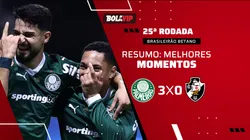 Flaco López e Vitor Roque brilham, e Palmeiras vence Vasco pelo Brasileirão Betano. Foto: Marcello Zambrana/AGIF